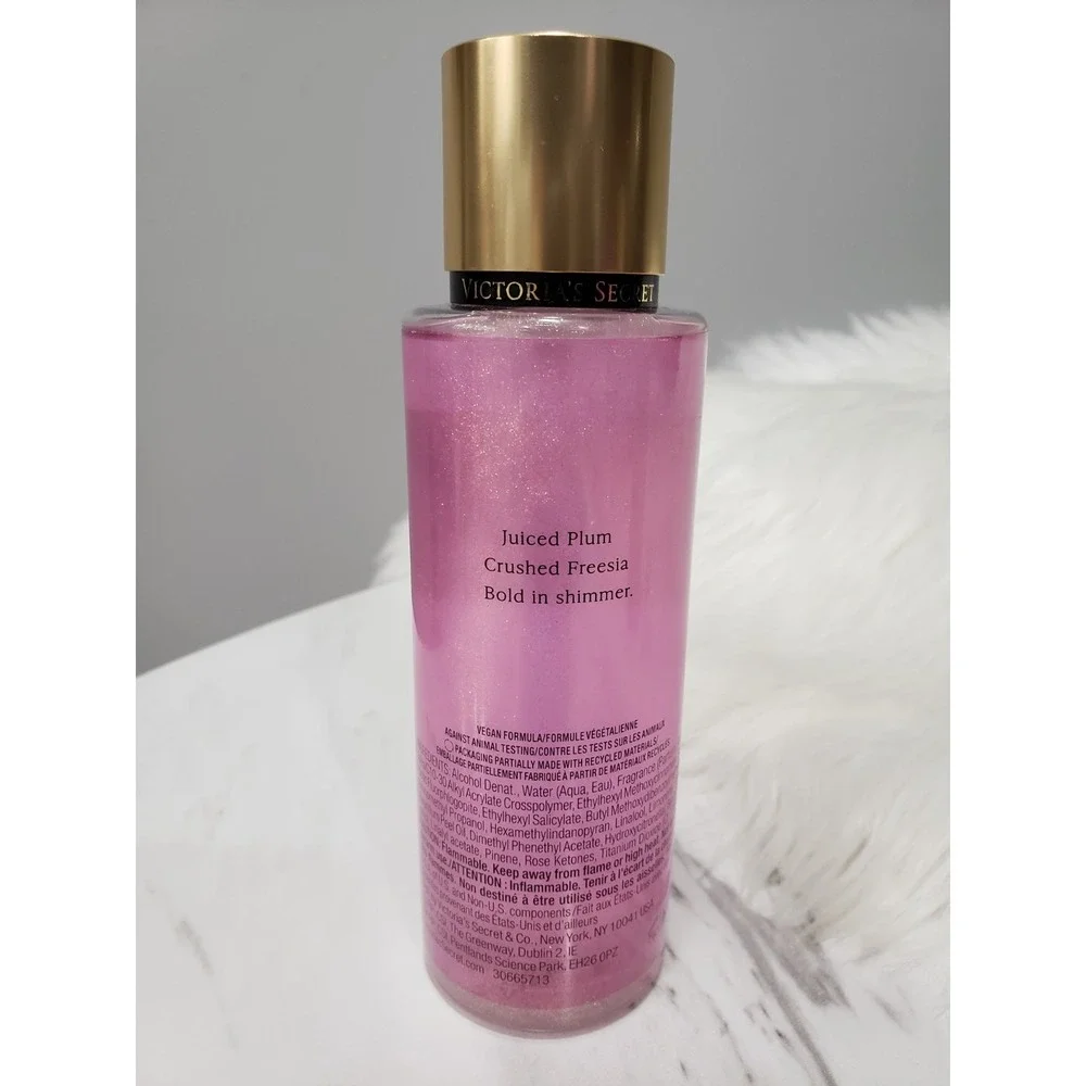 Victoria's Secret Pure Seduction Shimmer F Mist Juiced Plum Crushed Freesia 8.4z